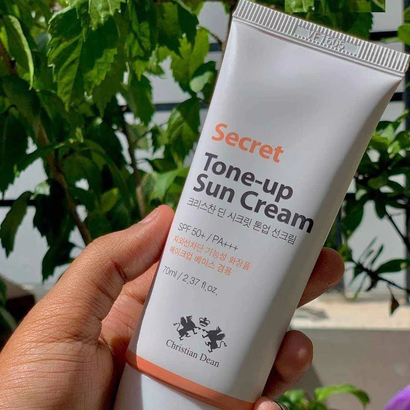 Christian Dean Secret Tone-Up Sun Cream SPF 50 PA+ 70ml - Image 5