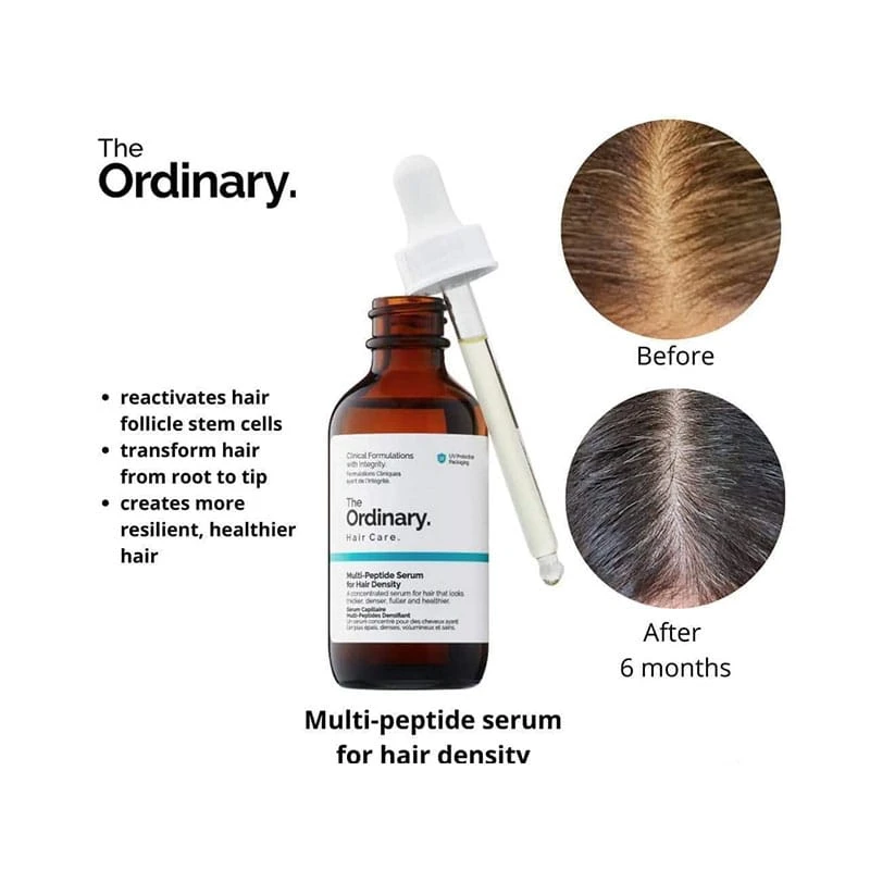 The Ordinary Hair Care Multi-Peptide Serum For Hair Density 60ml - Image 6