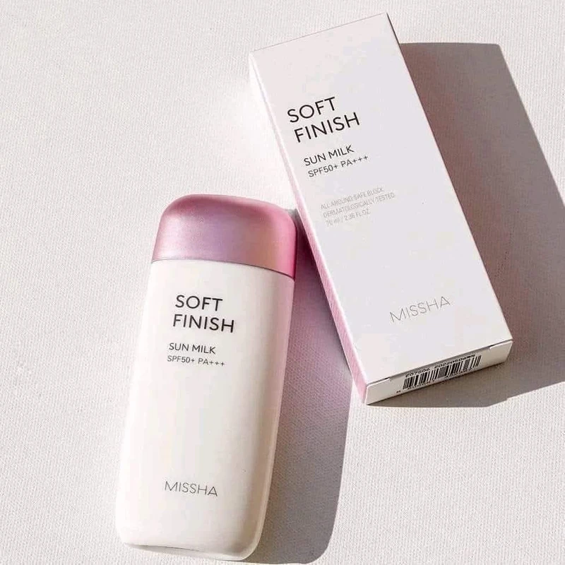 Beauty & Skin Care  Buy 1 Get 1 Free Offer Missha Soft Finish Sun Milk SPF50+ PA+++ (Buy 1 Get 1 Free Offer) - Image 5