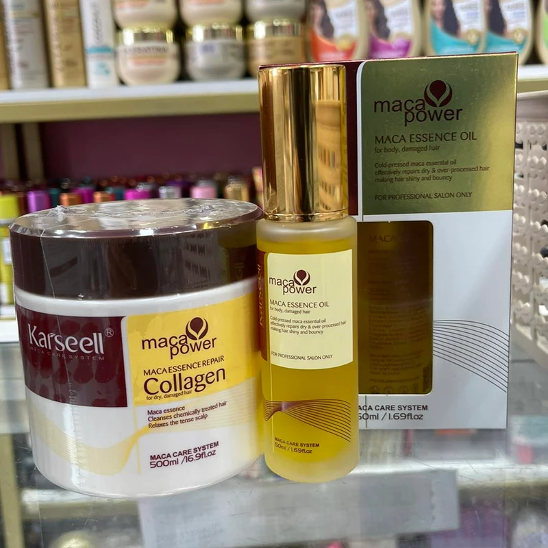 Karseell Collagen Hair Mask & Essence Oil Combo