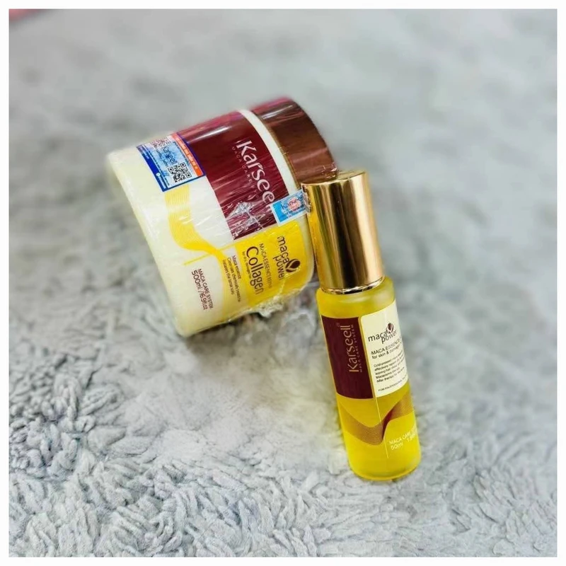 Karseell Collagen Hair Mask & Essence Oil Combo - Image 3