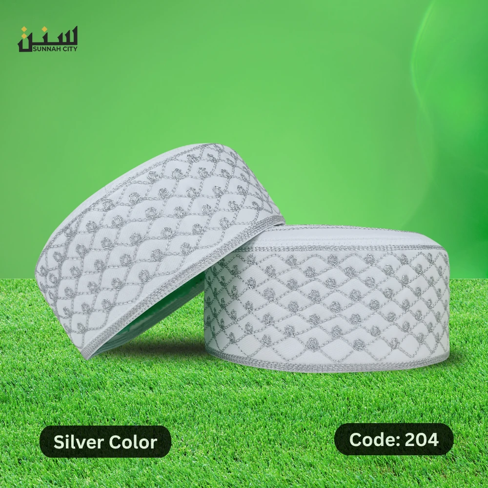 Azhari Tupi – White and Silver Color