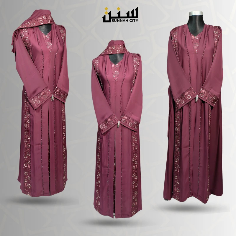 Irani 4 Part Koti Borka