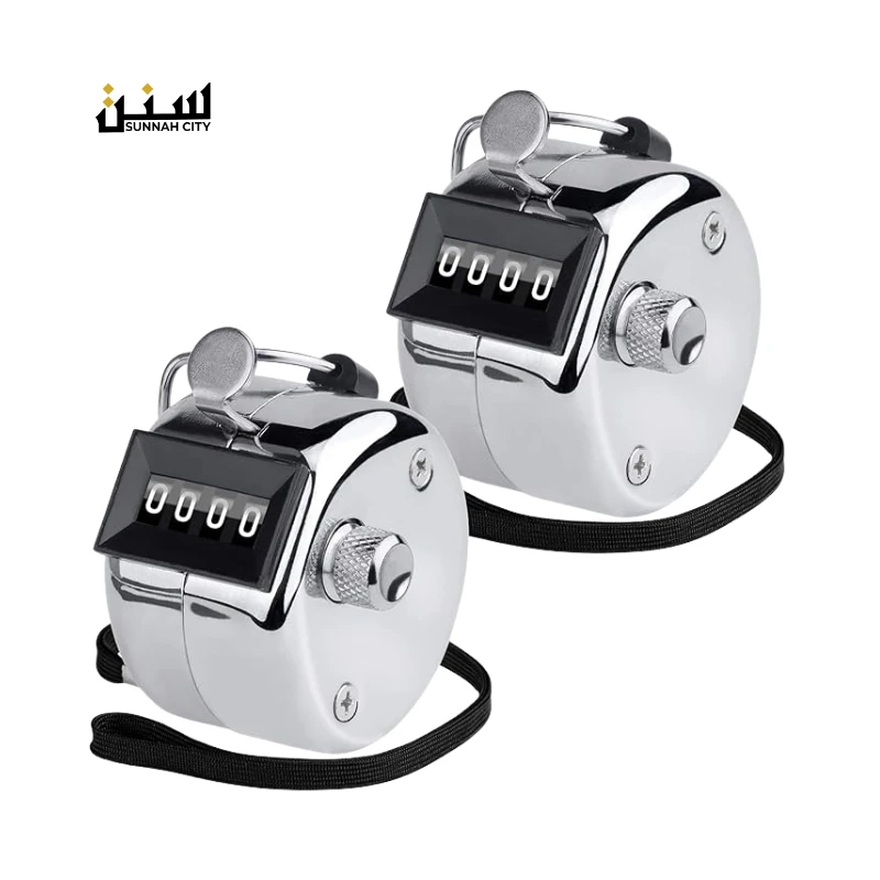 Metal Digital Tasbeeh Counter | 4-Digit Mechanical Zikr Clicker