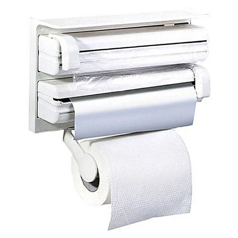 Tripple Paper Dispenser - White