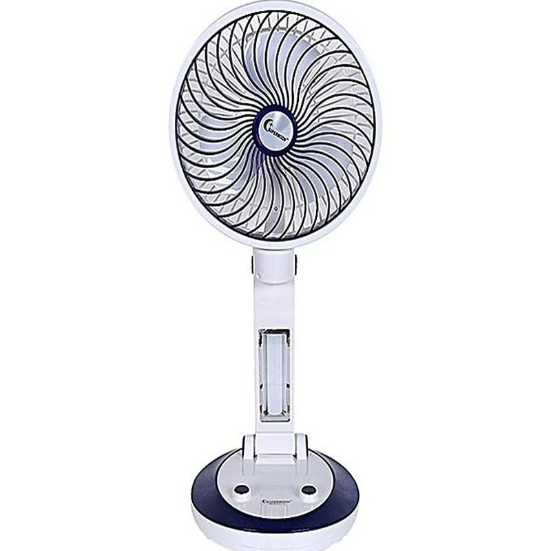 Supermoon Rechargeable Folding Table Fan with Light SM 6610 - Royal Blue