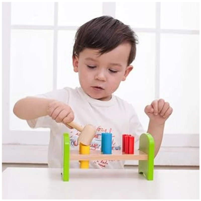 Wooden Hammer Bench Musical Fun