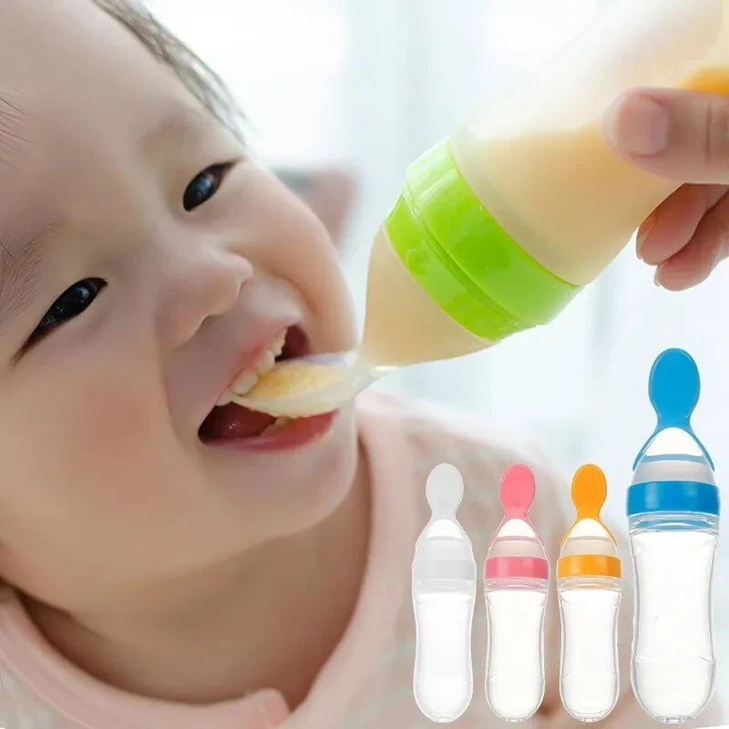 Soft Silicone Baby Spoon Feeder