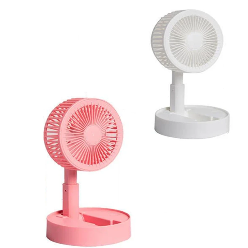 Folding Charging Fan Retractable & Rechargeable