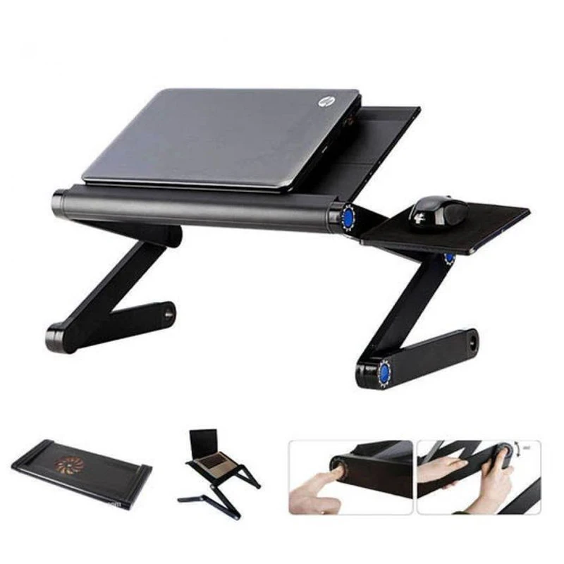 Aluminum Laptop Table T9 - Black