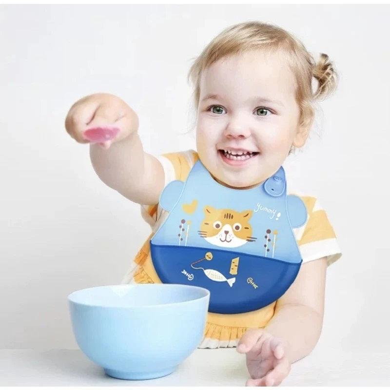 Silicone Cartoon Design Bibs
