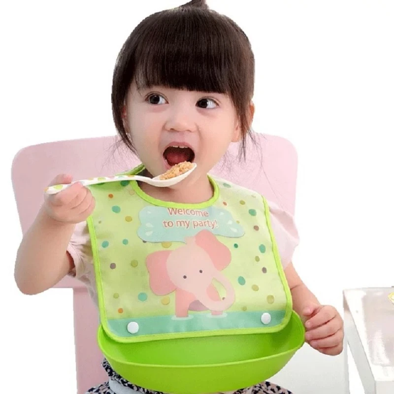 Silicone Baby Tray Bibs