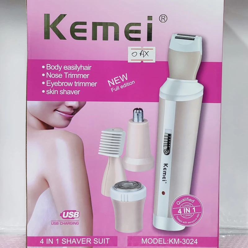 Kemei 4 in 1 Shaver Suit KM 3024