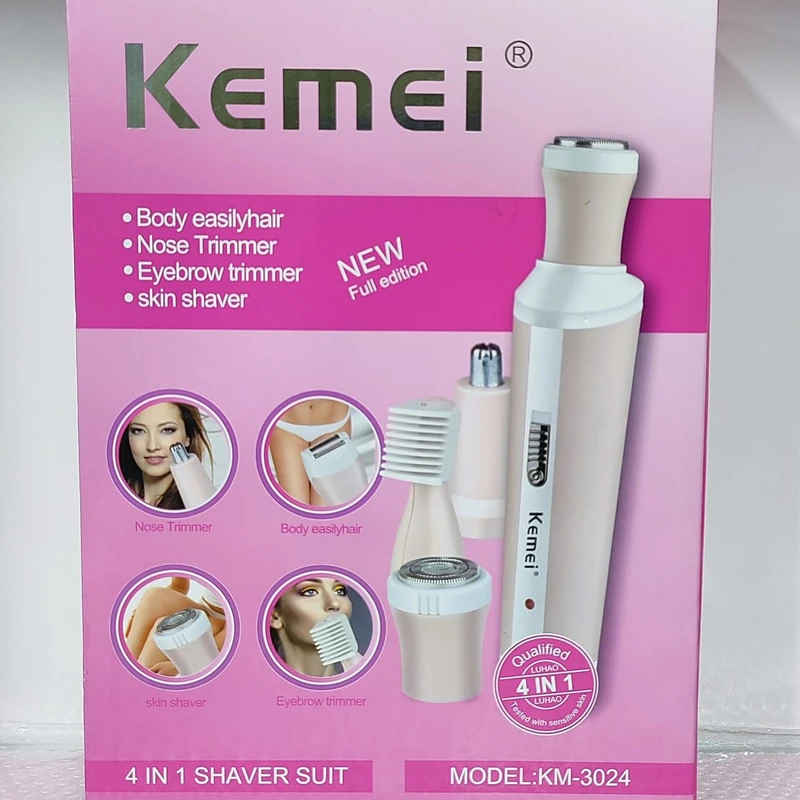 Kemei 4 in 1 Shaver Suit KM 3024