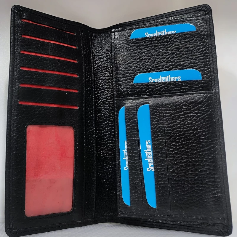 Sreeleathers Wallet  BLACK / BROWN - Image 4