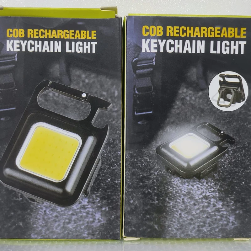 COB RECHARGEABLE KEYCHAIN LIGHT