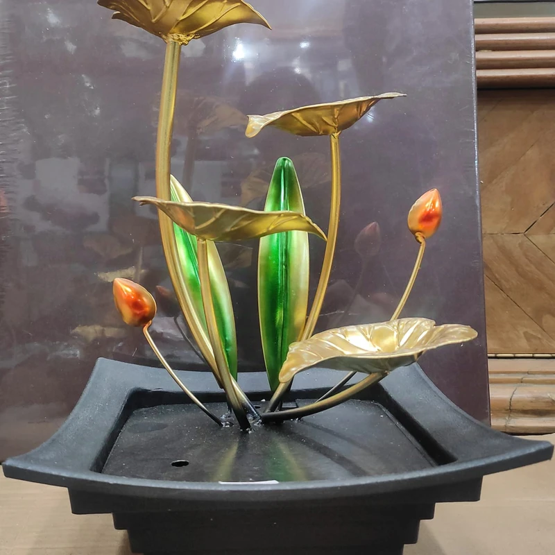 MATAL HOME FLOWER SHOW PICE WITH SOWER