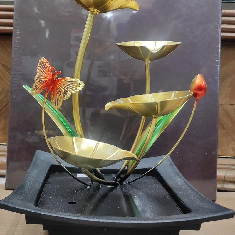 MATAL HOME FLOWER SHOW PICE WITH SOWER - Image 3