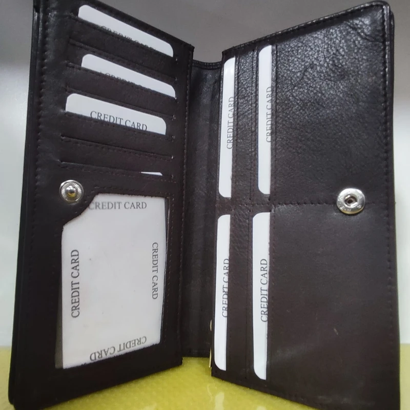 Sreeleathers Long Wallet  Brown