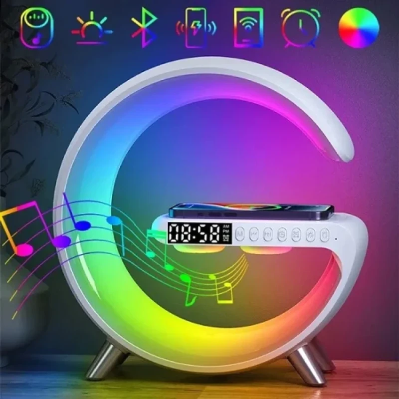 G63 Bluetooth Speaker Atmosphere Light Wireless Charger