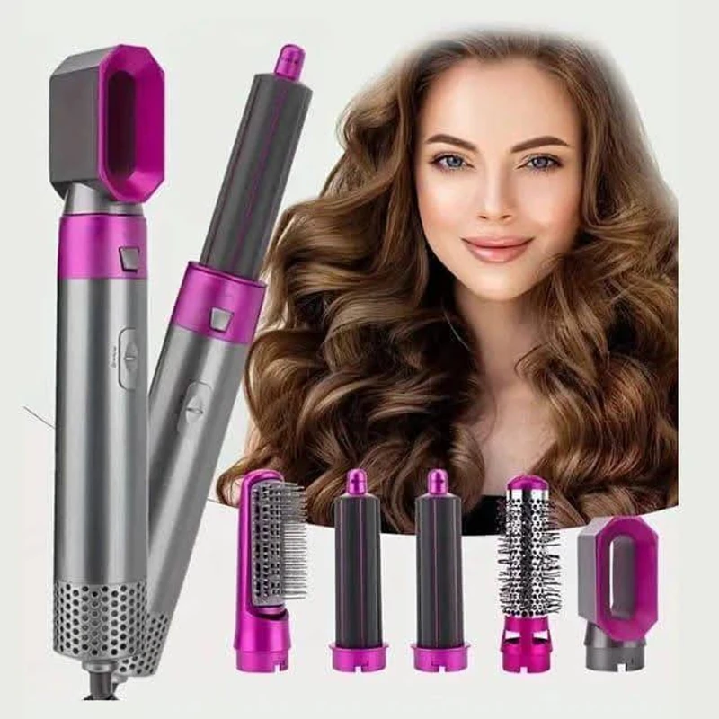 5 in 1 Hair Styler Hair Dryer+Hair Brush+Straightener +Blow Dryer+Curler