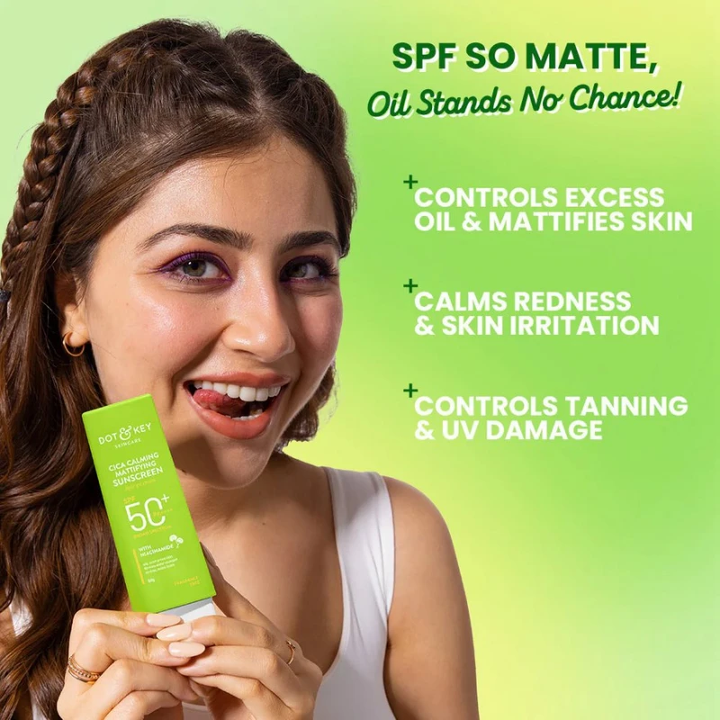 Dot & Key CICA Calming Mattifying Sunscreen SPF 50 PA++++