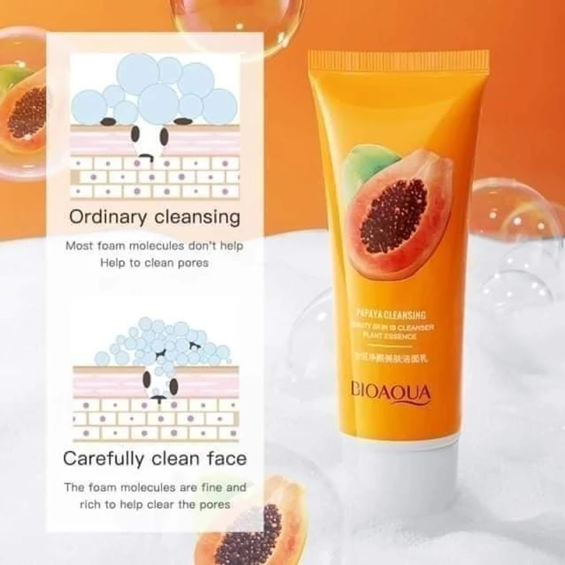 BIOAQUA Papaya Face Wash - Image 3