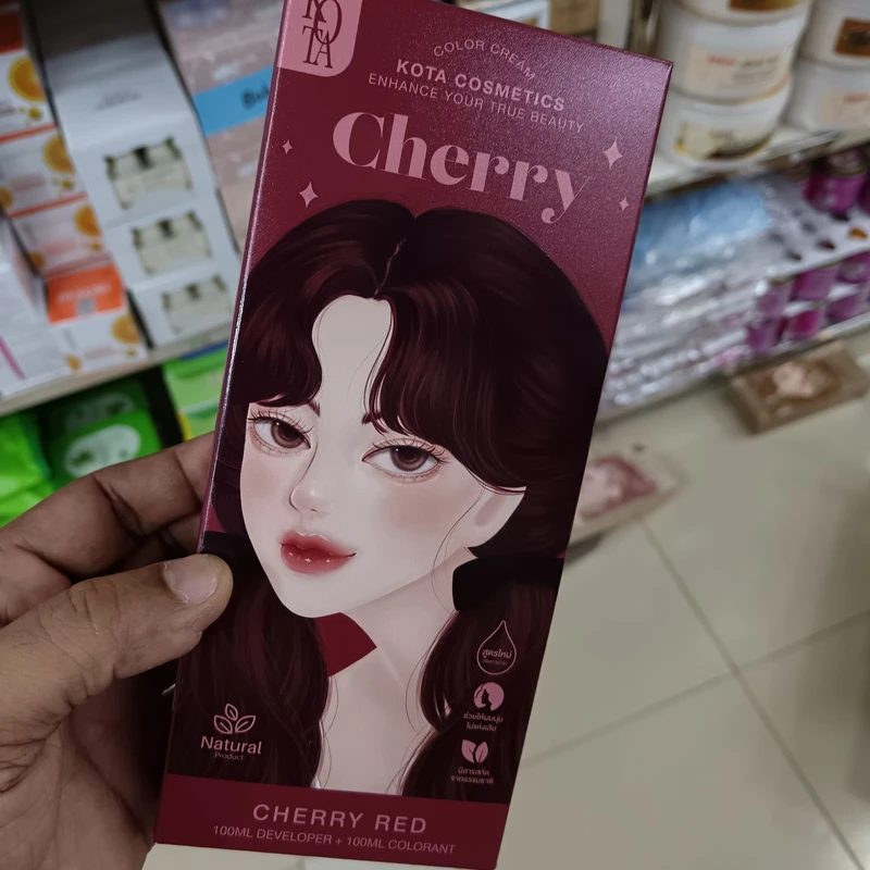 Kota Hair Color Cherry Red - Image 4