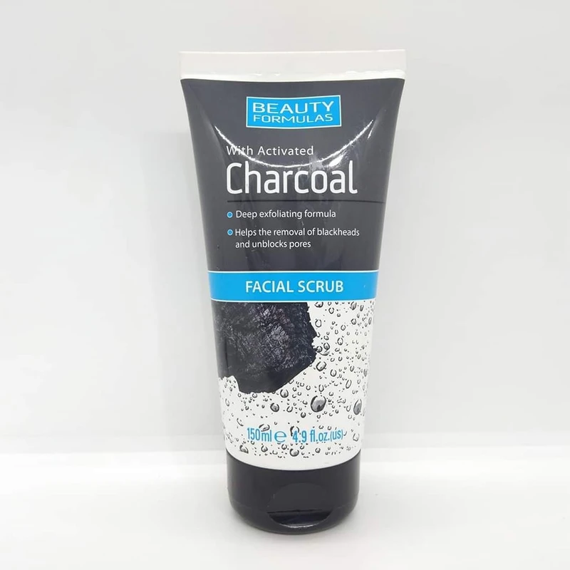 Beauty Formulas Charcoal Facial Scrub 150 ml