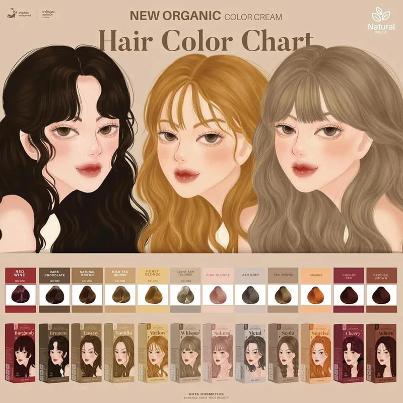 Kota Cosmetics Hair Color Cream