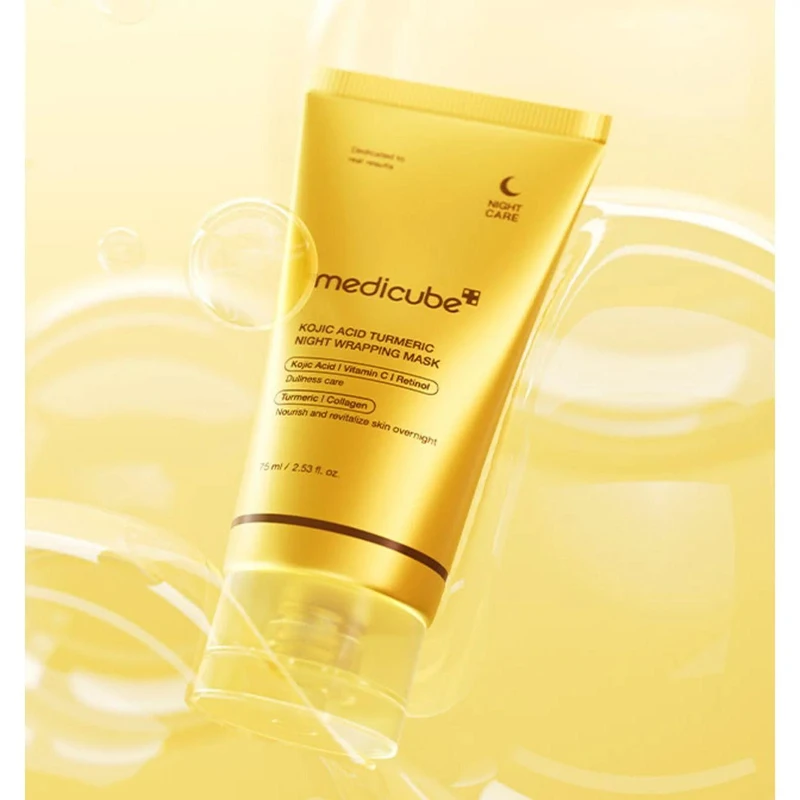 Medicube Kojic Acid Turmeric Night Wrapping Mask - Image 4