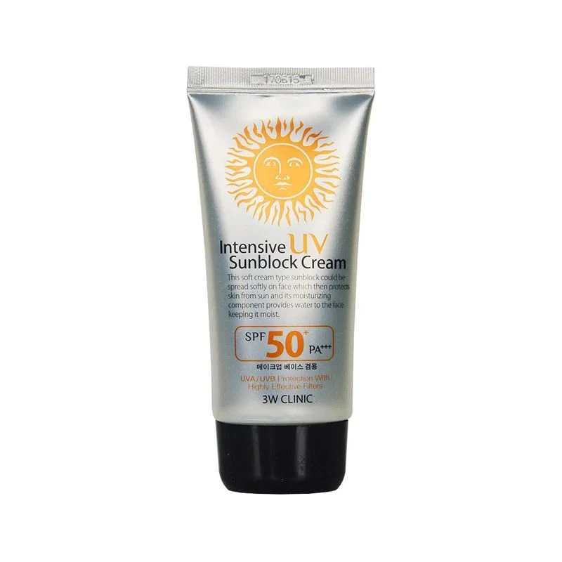 3W Clinic Intensive UV Sunblock Cream SPF50+