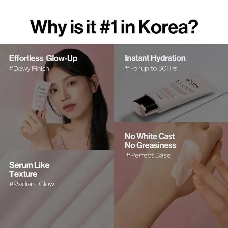 D’alba UV Essence Tone Up Sun Cream - Image 6