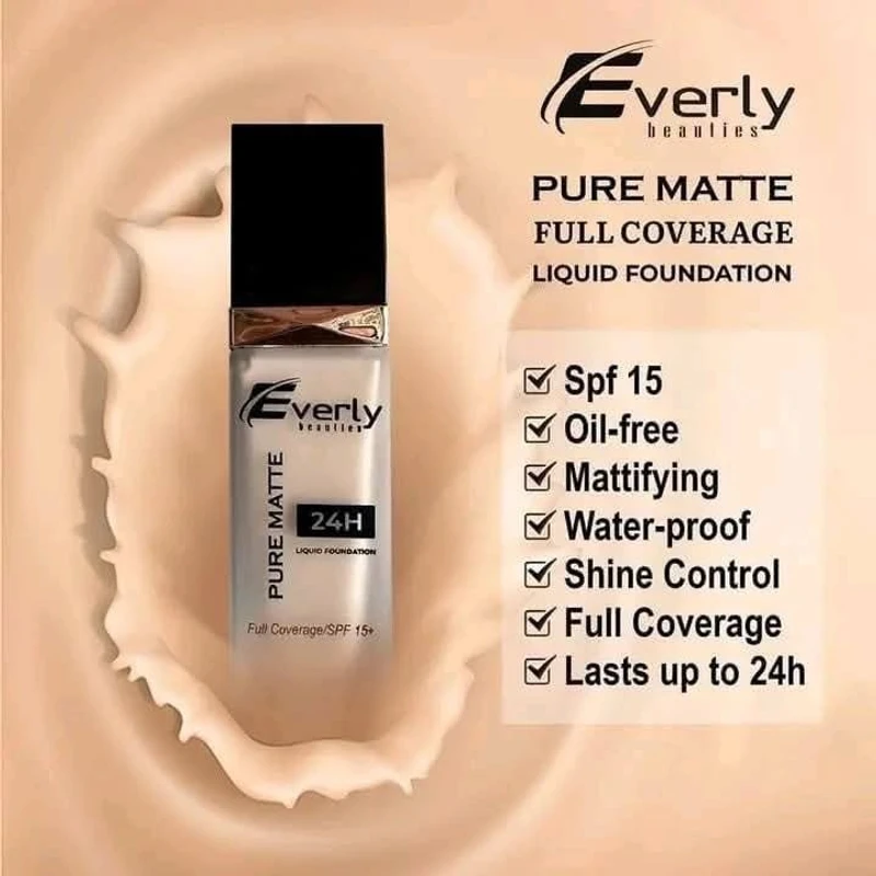 Everly Beauties Pure Matte 24H Foundation