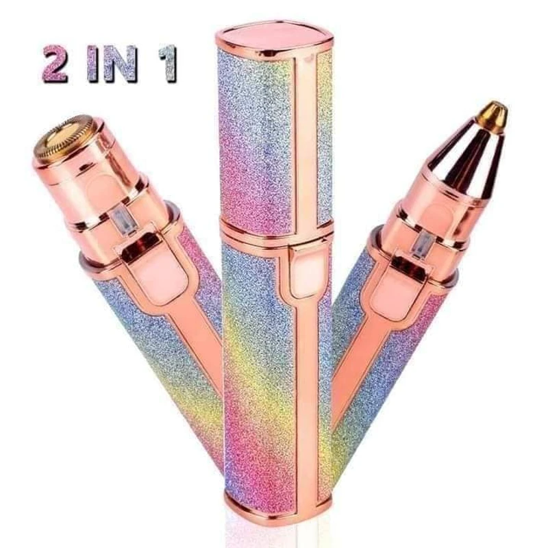 2 in 1 Flawless facial & eyebrows hair remover trimmer for woman