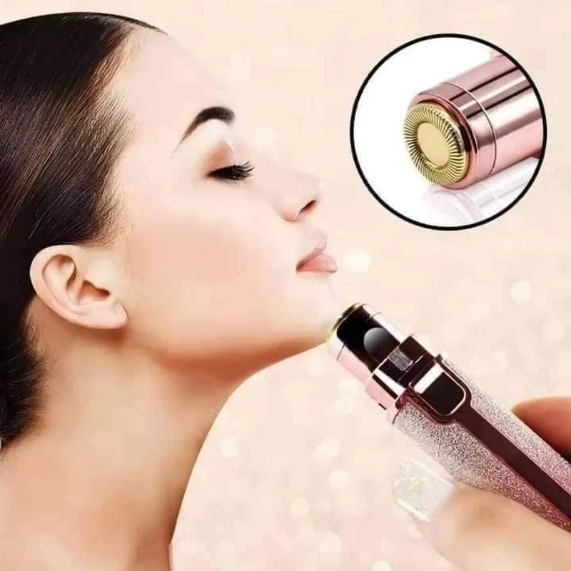 2 in 1 Flawless facial & eyebrows hair remover trimmer for woman - Image 4