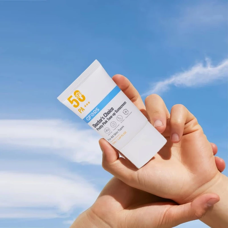 GFORS DOCTOR'S CHOICE PRETTY PINK TONE-UP SUNSCREEN 50ML - Image 3