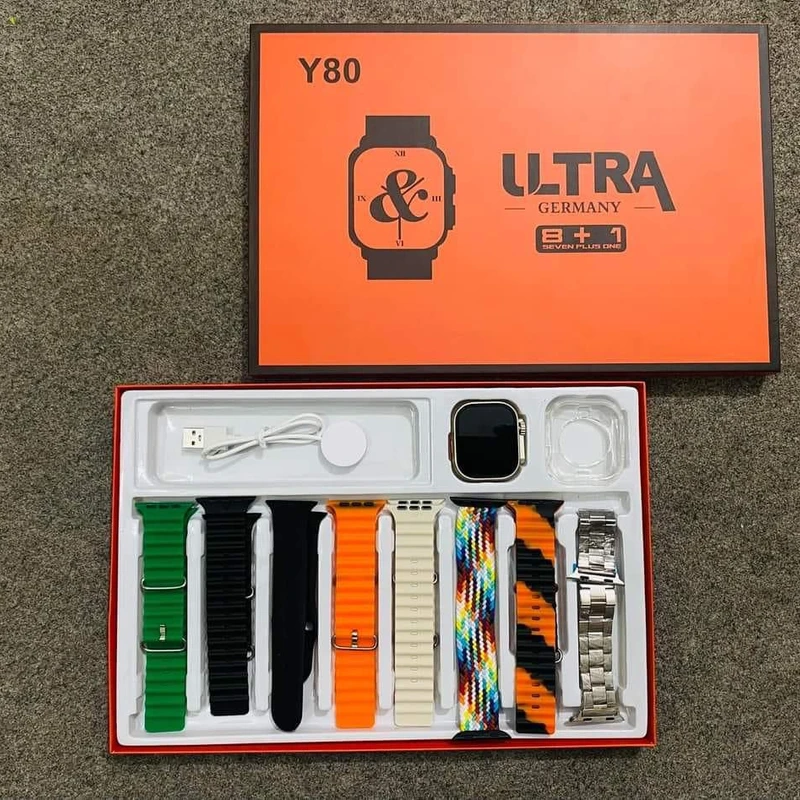Y80 Ultra Smart Watch 8 in 1 - Thumbnail 4