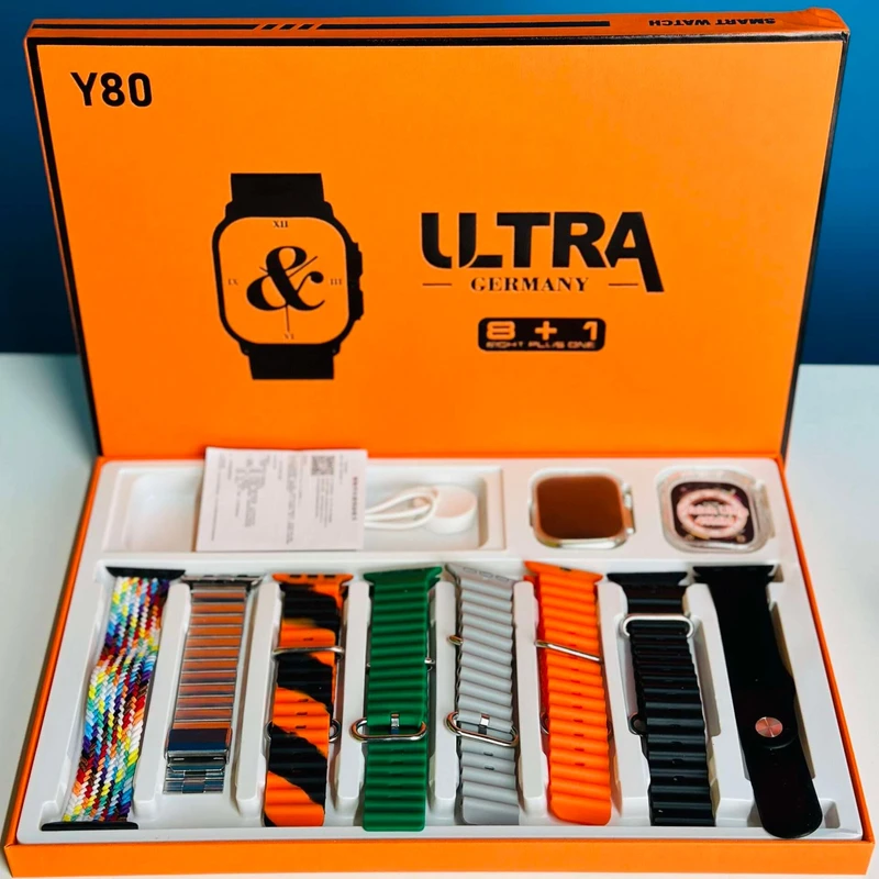Y80 Ultra Smart Watch 8 in 1 - Thumbnail 3