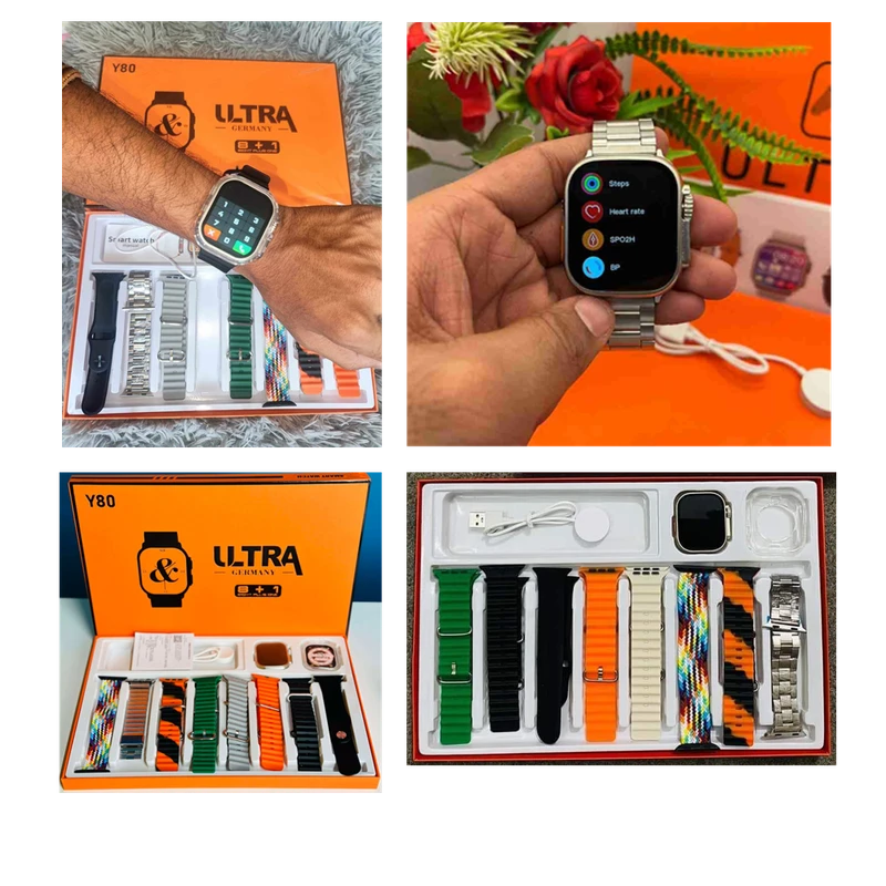 Y80 Ultra Smart Watch 8 in 1