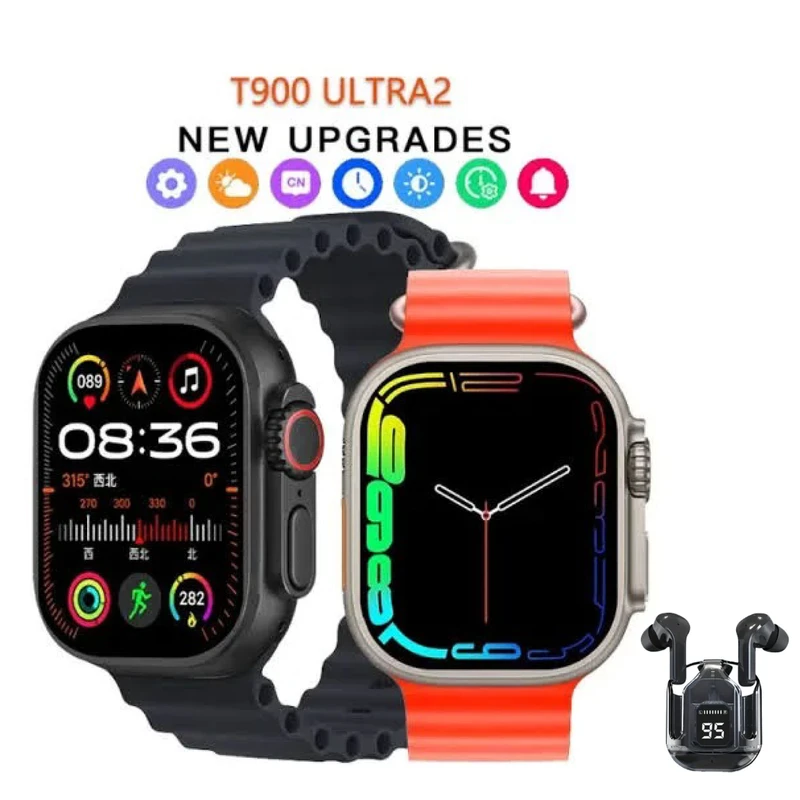 T900 Ultra 2 Smart watch with Ultra Pods Max - Thumbnail 3