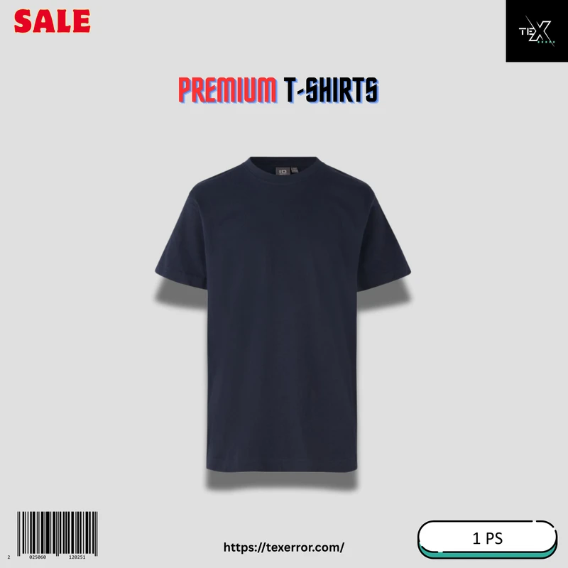 Men's Premium Basic T-shirt : Navy Blue