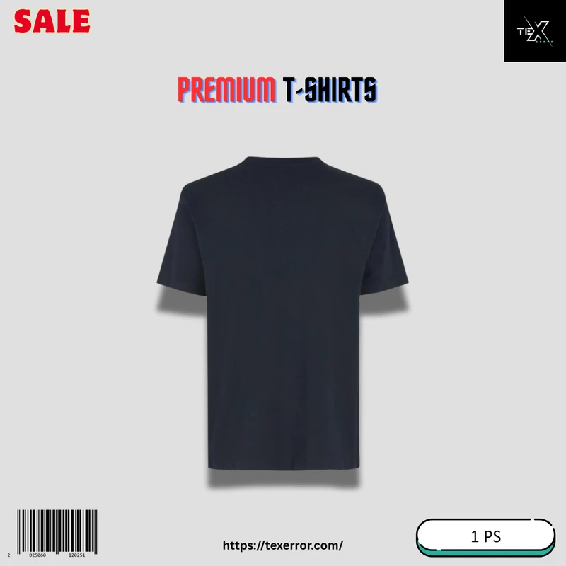 Men's Premium Basic T-shirt : Navy Blue
