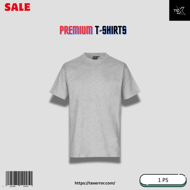 Men's Premium Basic T-shirt Combo : Black, Grey Melange, Purple - Thumbnail 3