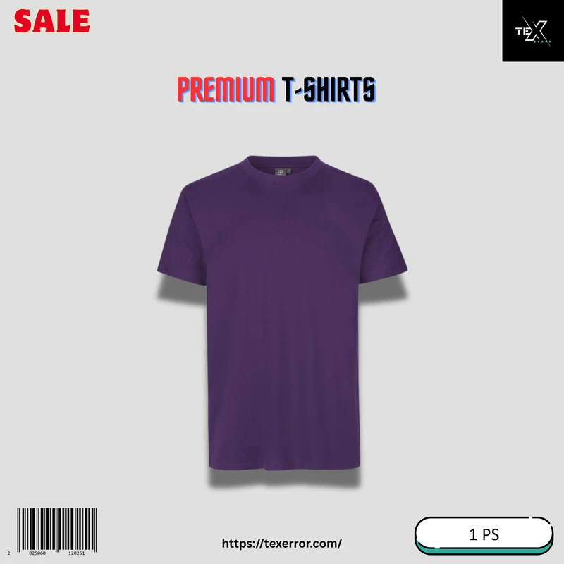 Men's Premium Basic T-shirt : Purple