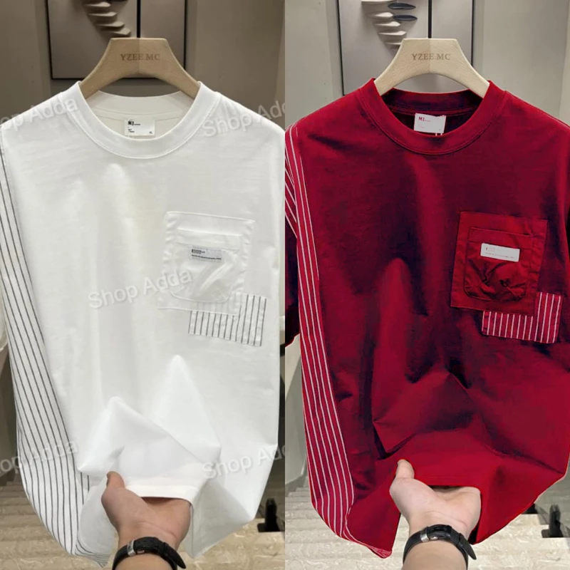 Drop Shoulder 2 pcs T-Shirt For Men