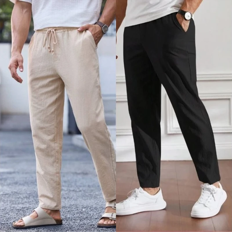 (2 Pcs Combo) Remi Cotton Trouser for Men