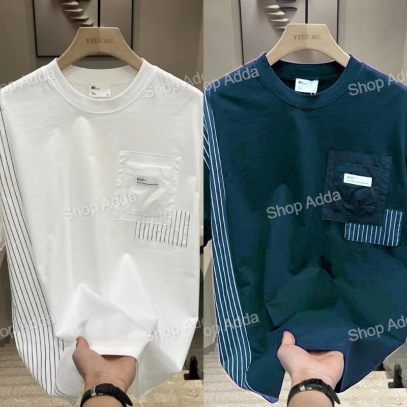 Droup Shoulder 2 pcs T-Shirt For Men