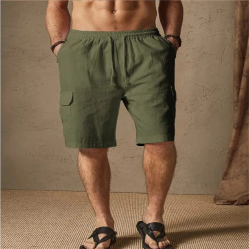 Summer Comfortable 5 Pocket Cotton Shorts For Men