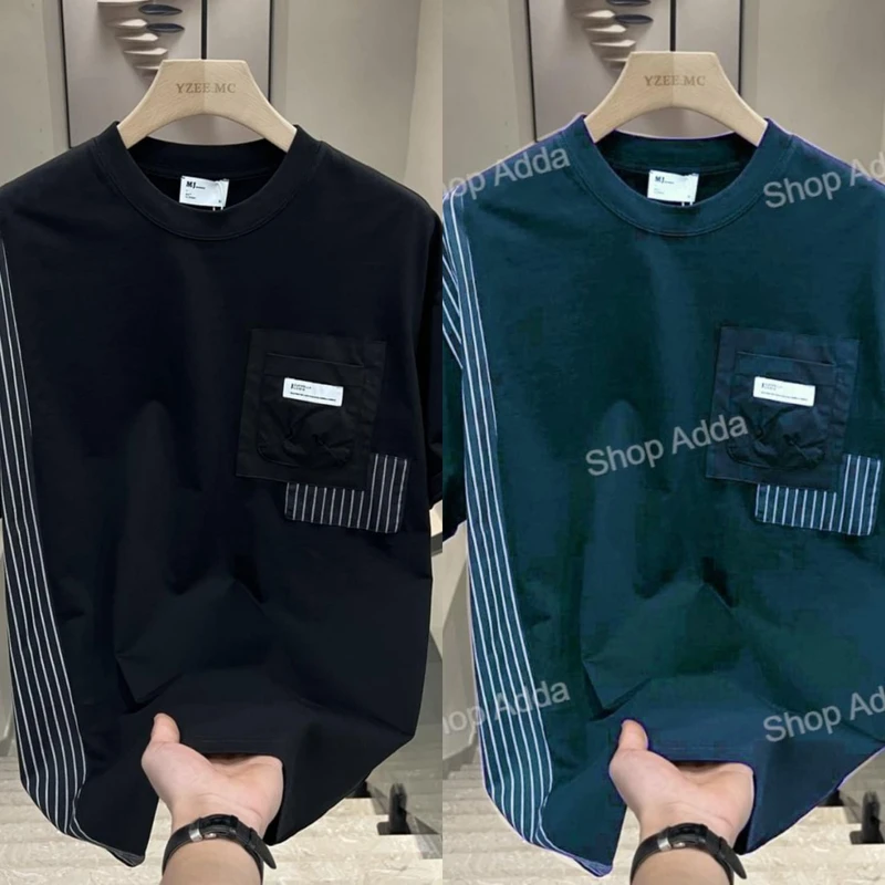 Droup Shoulder 2 pcs T-Shirt For Men